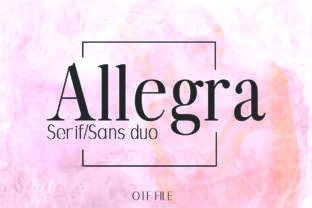 Allegra Duo: The Typeface That Elevates Your Campaign
