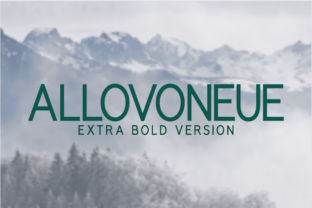 Allovoneue Extra Bold: A Modern Typeface for Digital Design