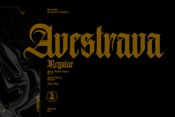 Avestrava: A Bold Typeface for Timeless Branding