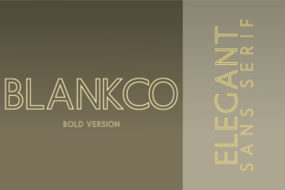 Blankco Outline Bold: A Modern Typeface for Contemporary Branding