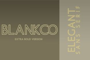 Blankco Outline Extra Bold: A Modern Font for Strong Web Typography
