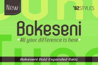 Bokeseni Bold Expanded Italic: A Typeface for Impactful Branding