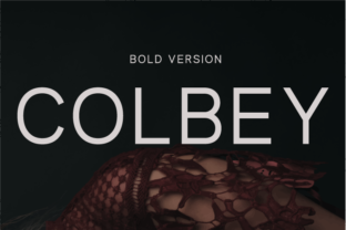 Colbey Bold: A Modern Typeface for Makers and Creative Sellers