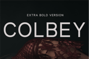 Colbey Extra Bold: A Modern Typeface for Editorial Elegance