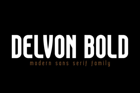 Delvon Bold: A Minimal Typeface That Elevates Brand Design