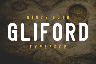 Gliford Typeface: A Bold, Sophisticated Font for Campaign Design