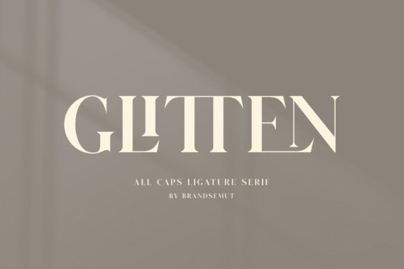 Glitten Font: Elevate Your Brand with a Bold and Elegant Typeface