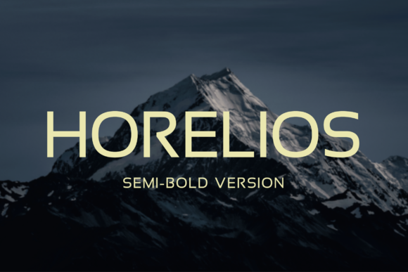 Horelios Semi-Bold: A Premium Font for Strong Branding