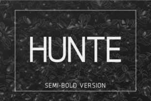 Hunte Semi-Bold: A Modern Typeface for a Stronger Brand