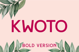 Kwoto Bold: A Fresh Sans Serif for Modern Branding