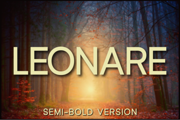 Leonare Semi-Bold: A Versatile Typeface for Campaign Design