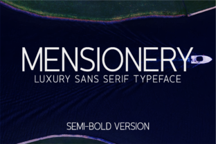 Mensionery Semi-Bold: A Typeface for Modern Editorial Design