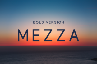 Mezza Bold: A Typeface for Timeless Editorial Design