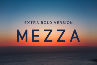 Mezza Extra Bold: A Typeface That Elevates Handmade Creations