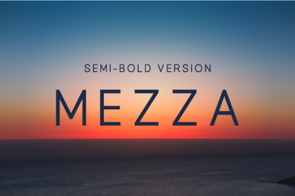 Mezza Semi Bold: A Timeless Sans Serif Typeface for Creative Branding