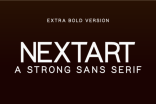 Nextart Extra Bold: A Timeless Typeface for Creative Crafters