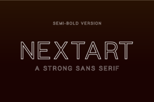Nextart Outline Semi-Bold: A Typeface for Thoughtful Typography
