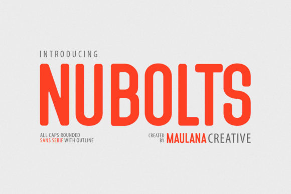Nubolts: A Bold, Contemporary Typeface for Modern Projects
