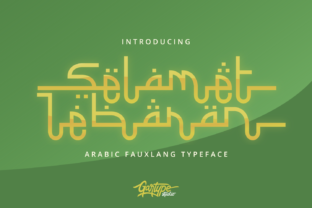 Selamet Lebaran Font: A Bold and Fun Typeface for Branding with Heart