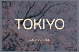 Tokiyo Bold: A Modern Typeface for Editorial Design