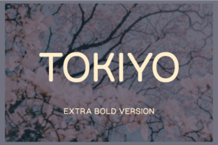 Tokiyo Extra Bold: A Typeface for Editorial Clarity and Japanese Elegance