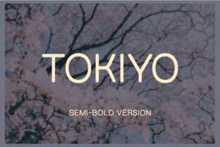 Tokiyo Semi-Bold: A Modern Typeface with Eastern Elegance