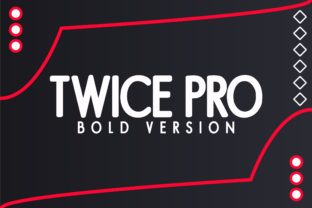Twice Pro Bold: A Modern Typeface for Editorial Excellence