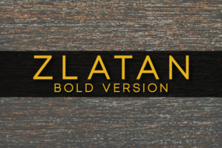 Zlatan Bold: A Timeless Typeface for Creative Makers