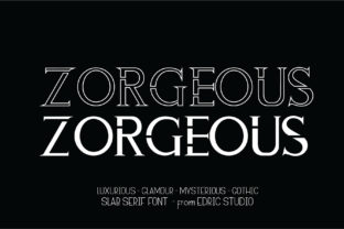 Zorgeous: A Bold and Minimal Typeface for Web Design